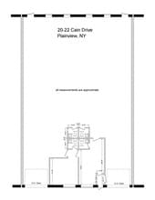 20 Cain Dr, Plainview, NY à louer Plan d’étage– Image 1 sur 9