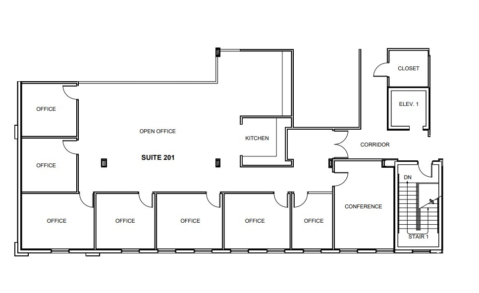 555 Heritage Dr, Jupiter, FL à louer Plan d’étage– Image 1 sur 1