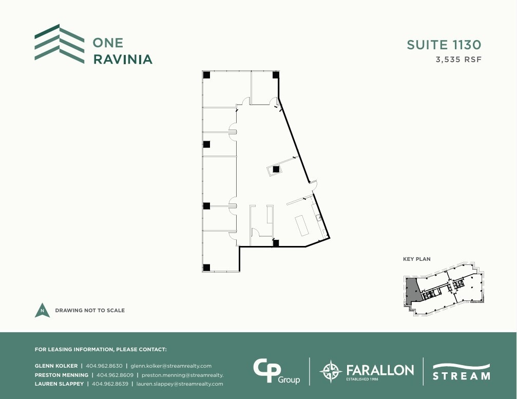 1 Ravinia Dr, Atlanta, GA à louer Plan d’étage– Image 1 sur 1