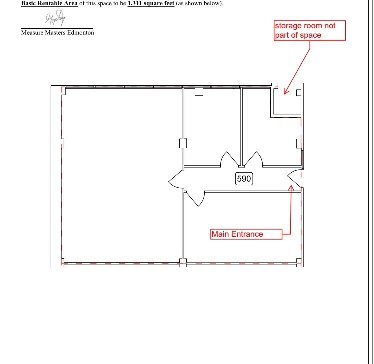 10310-10320 Jasper Ave NW, Edmonton, AB à louer Plan d’étage– Image 1 sur 1
