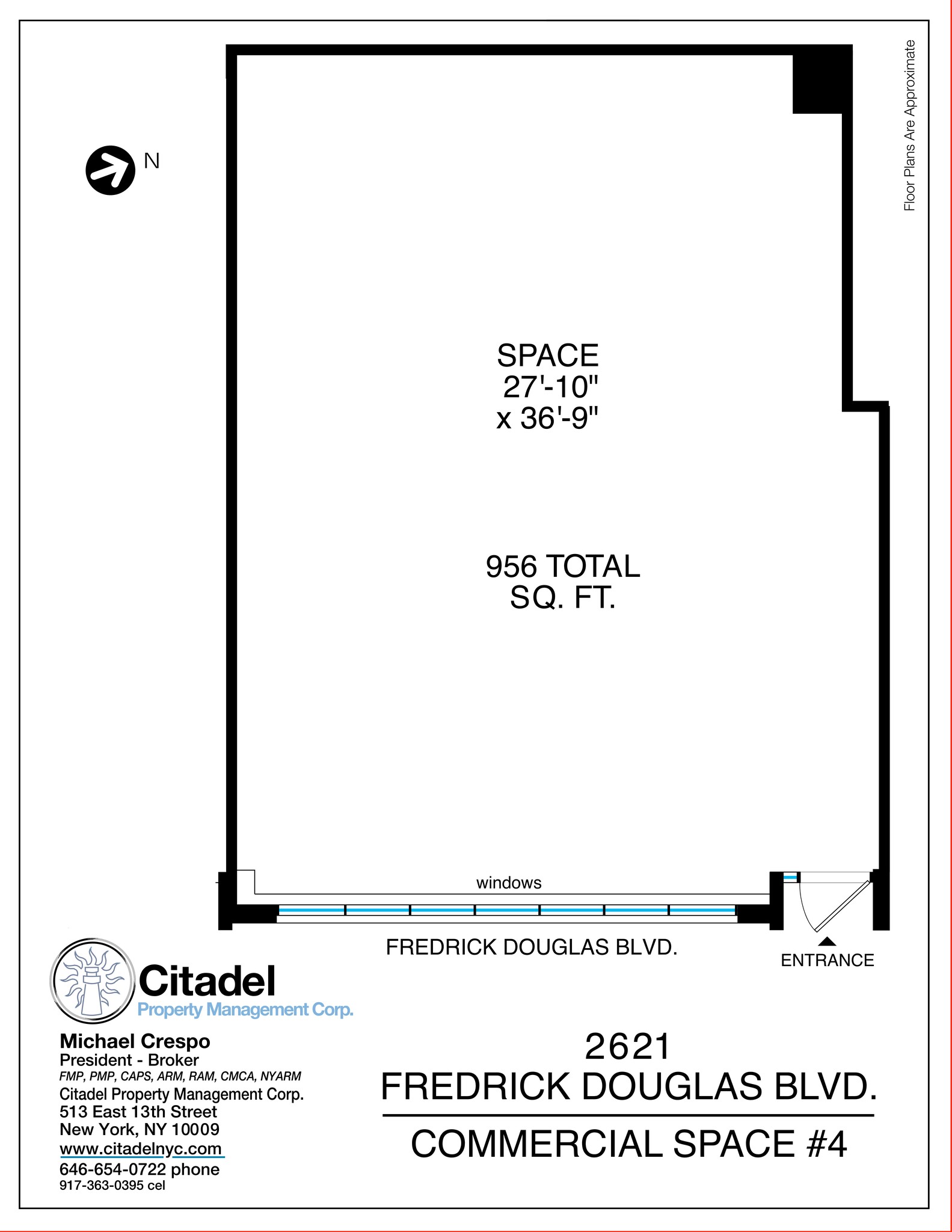 2619-2623 Frederick Douglass blvd, New York, NY à louer Plan de site– Image 1 sur 1