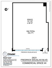 2619-2623 Frederick Douglass blvd, New York, NY à louer Plan de site– Image 1 sur 1