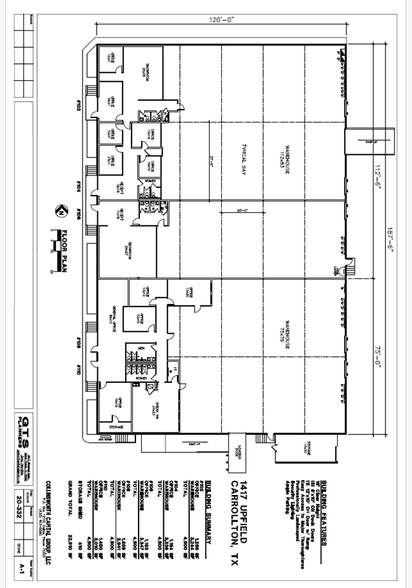 1417 Upfield Dr, Carrollton, TX à louer - Plan d’étage – Image 2 sur 2