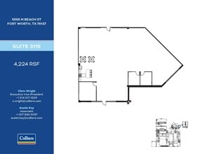 5555 N Beach St, Fort Worth, TX à louer Plan d’étage– Image 1 sur 1