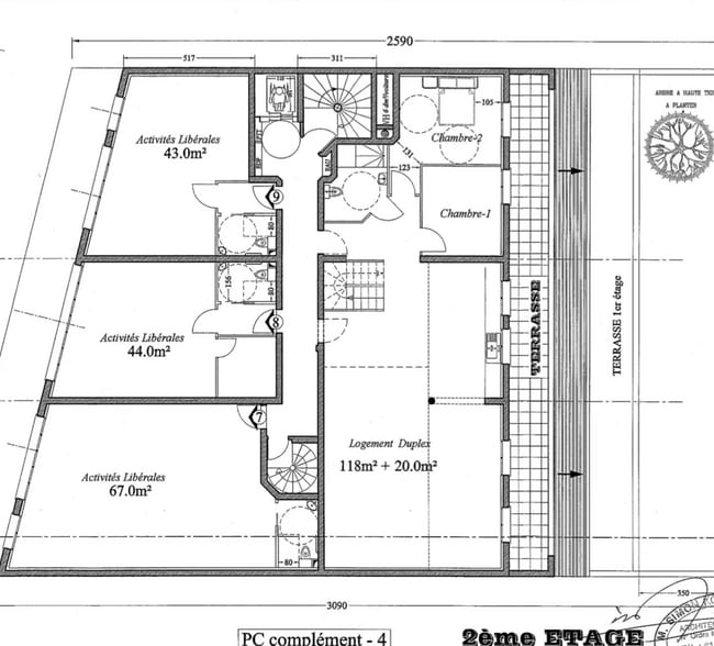 93 Avenue Pierre Sémard, Villiers-le-Bel à louer - Plan d’étage – Image 3 sur 4