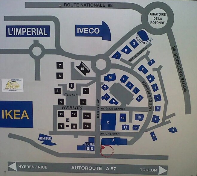 Bureau dans La Valette-du-Var à louer - Plan d’étage – Image 2 sur 2