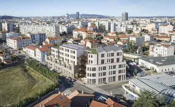 117 Rue Bataille, Lyon, RHO - Vue aérienne vue de carte - Image1