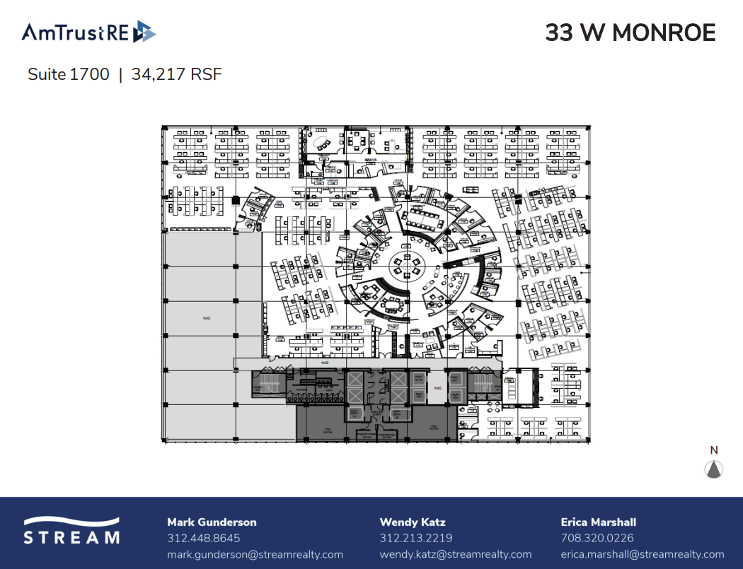 33 W Monroe St, Chicago, IL à louer Plan d’étage– Image 1 sur 1