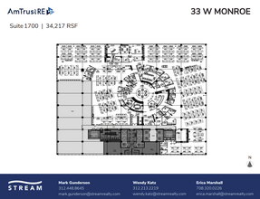 33 W Monroe St, Chicago, IL à louer Plan d’étage– Image 1 sur 1