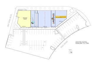 1520 W Bay Area Blvd, Friendswood, TX à louer Plan de site– Image 1 sur 1