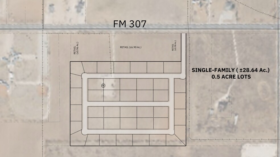 Farm to Market 307, Midland, TX à vendre - Plan de site – Image 2 sur 2