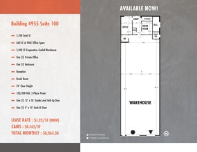 4915 Steptoe St, Las Vegas, NV à louer Plan d’étage– Image 1 sur 1