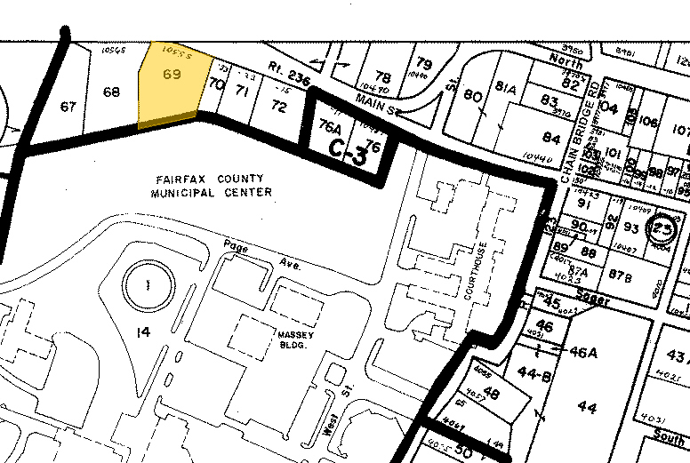 10555 Main St, Fairfax, VA à louer - Plan cadastral – Image 2 sur 3
