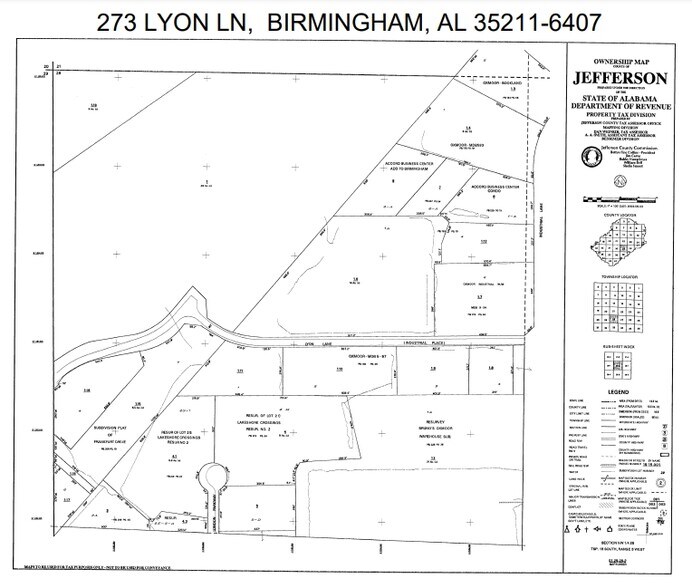 241-277 Lyon Ln, Birmingham, AL à louer - Plan cadastral – Image 3 sur 5