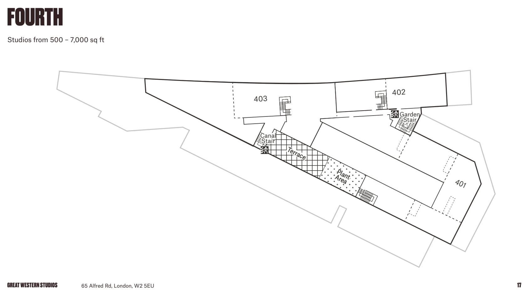 65 Alfred Rd, Londres à louer Plan d’étage– Image 1 sur 1