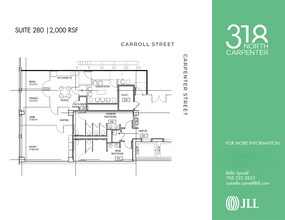 318 N Carpenter St, Chicago, IL à louer Plan d’étage– Image 1 sur 1