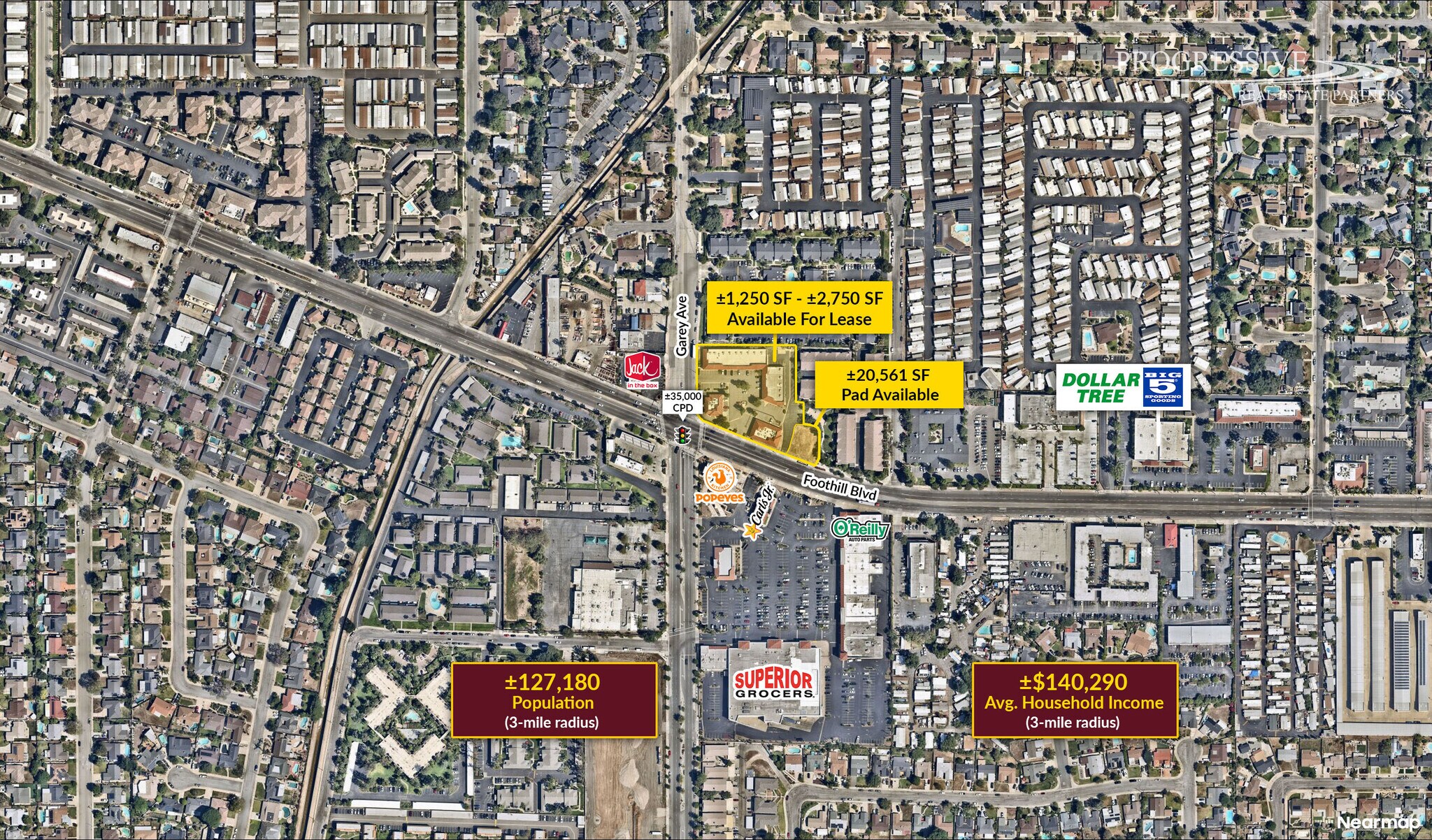 101 E Foothill Blvd, Pomona, CA à louer Photo de l’immeuble– Image 1 sur 4