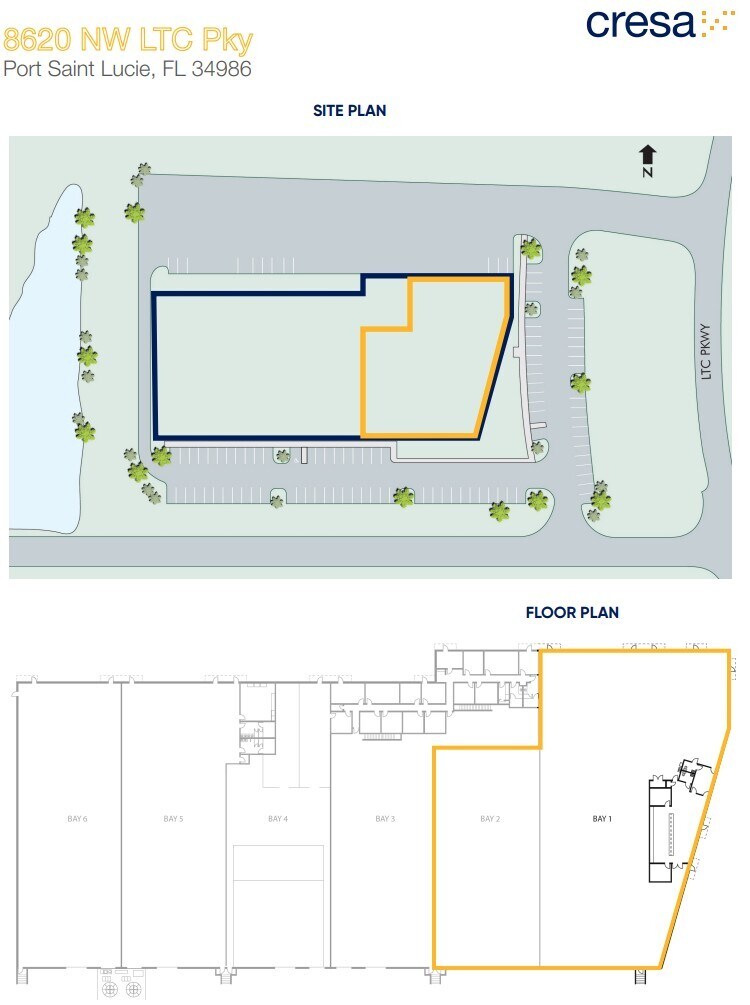 8620 NW LTC Pky, Port Saint Lucie, FL à louer Plan d’étage– Image 1 sur 2