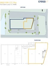 8620 NW LTC Pky, Port Saint Lucie, FL à louer Plan d’étage– Image 1 sur 2