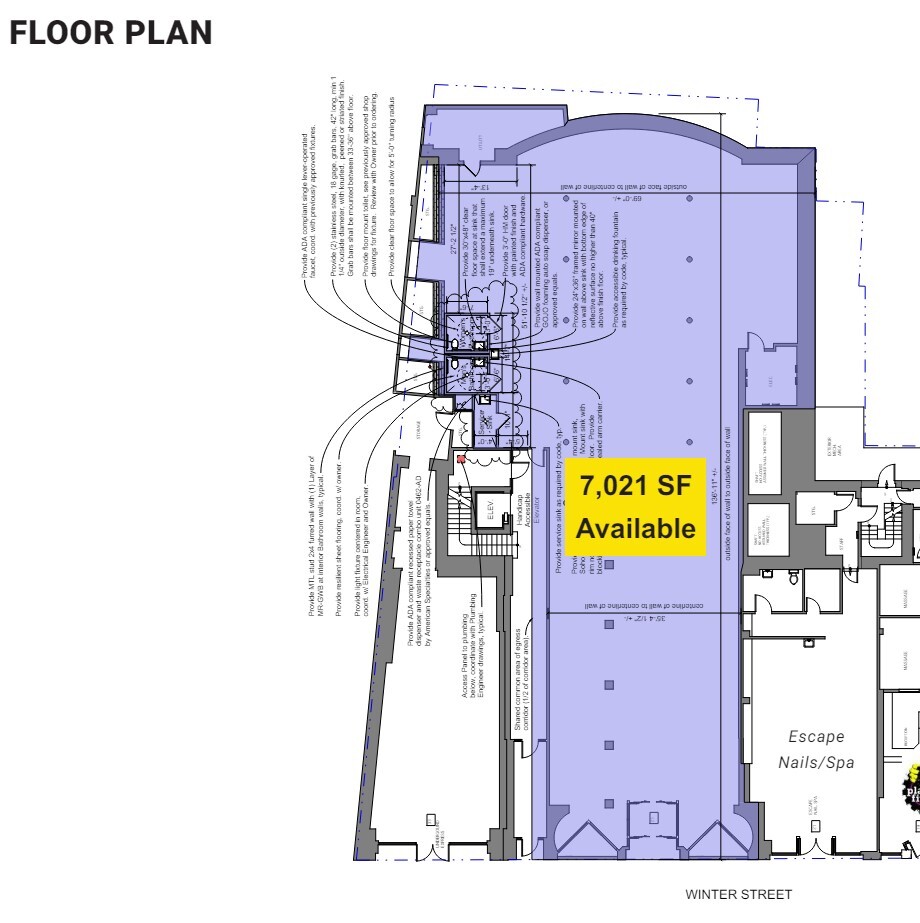 25-29 Winter St, Boston, MA à louer Plan d’étage– Image 1 sur 1