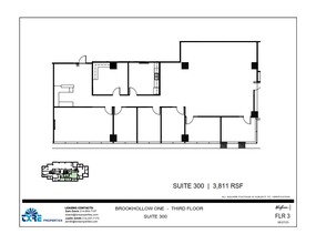 2301 E Lamar Blvd, Arlington, TX à louer Plan d’étage– Image 2 sur 2