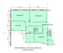 21 West Rd, Towson, MD à louer Plan d’étage– Image 2 sur 2