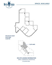 959 S Coast Dr, Costa Mesa, CA à louer Plan d’étage– Image 1 sur 1