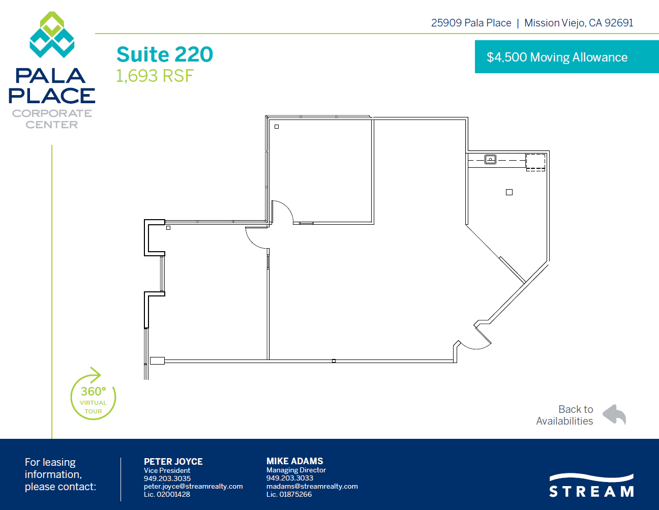 25909 Pala Pl, Mission Viejo, CA à louer Plan d’étage– Image 1 sur 1