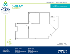 25909 Pala Pl, Mission Viejo, CA à louer Plan d’étage– Image 1 sur 1