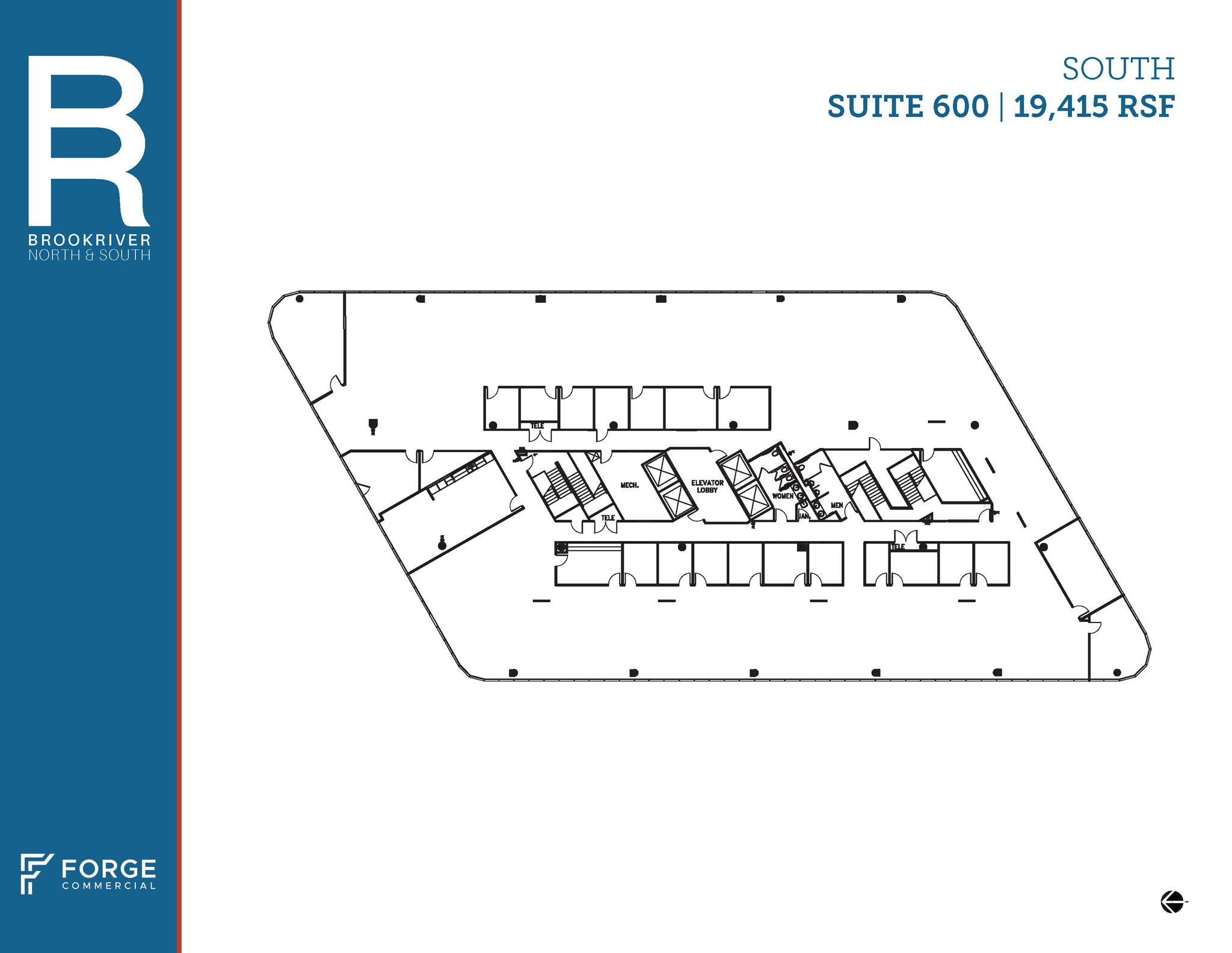 8200 Brookriver Dr, Dallas, TX à louer Plan d’étage– Image 1 sur 1