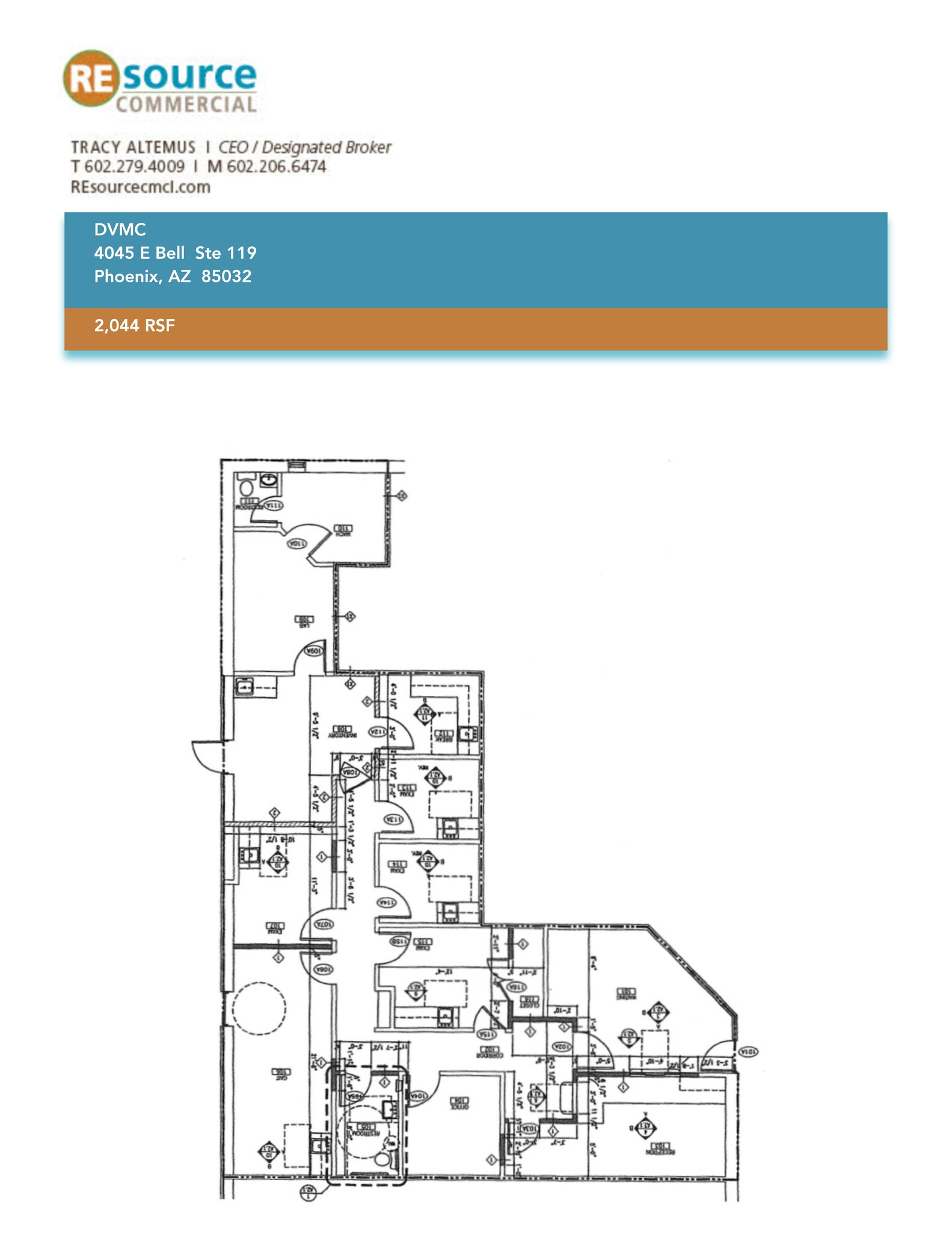 4045 E Bell Rd, Phoenix, AZ à louer Plan de site– Image 1 sur 1