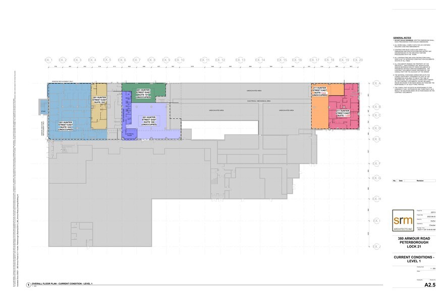201-211 Hunter St E, Peterborough, ON à louer - Plan de site – Image 2 sur 2