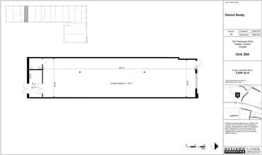 100 Trainyards Dr, Ottawa, ON à louer Plan d’étage– Image 2 sur 28