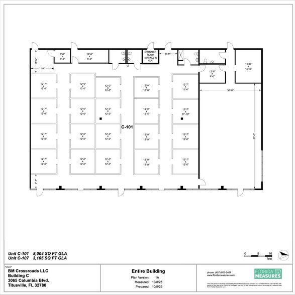3045-3055 Columbia Blvd, Titusville, FL à louer - Plan d’étage – Image 2 sur 9