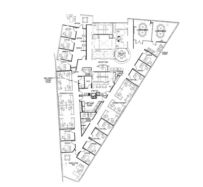 111 K St NE, Washington, DC à louer Plan d’étage– Image 1 sur 1