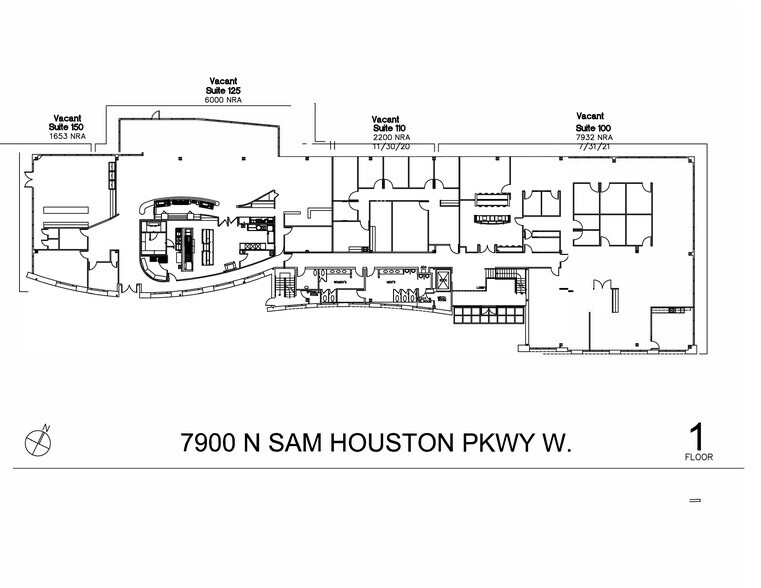 7900 N Sam Houston Pky W, Houston, TX à louer - Plan de site – Image 2 sur 27