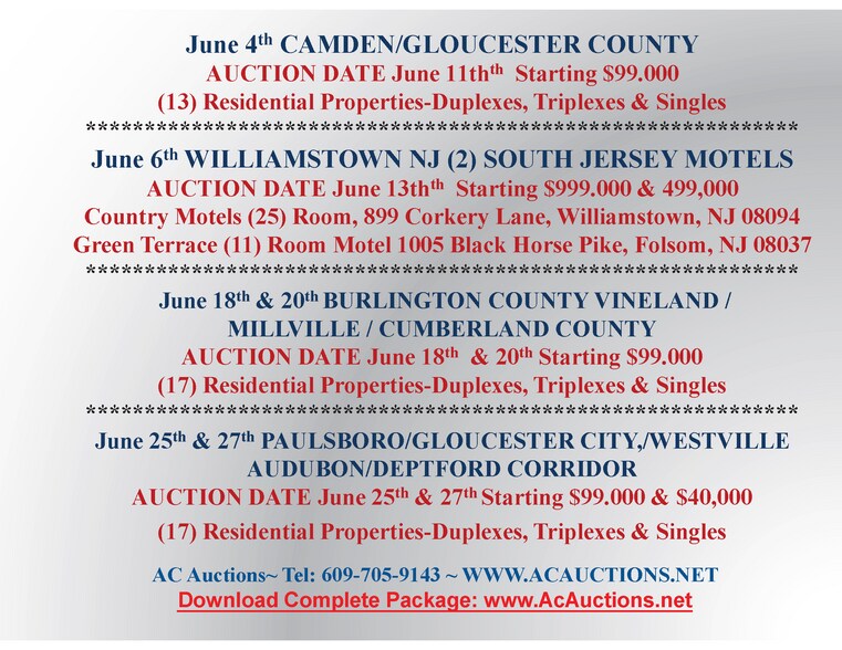 South Jersey Investor Portfolio Auction portefeuille de 2 biens à vendre sur LoopNet.fr - Photo de l’immeuble – Image 2 sur 15