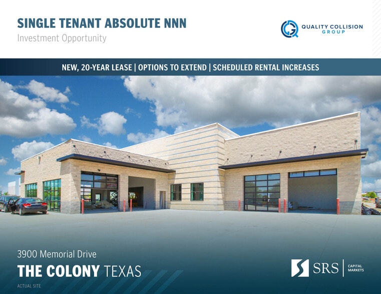 3900 Memorial Dr, The Colony, TX à vendre - Photo principale – Image 1 sur 8