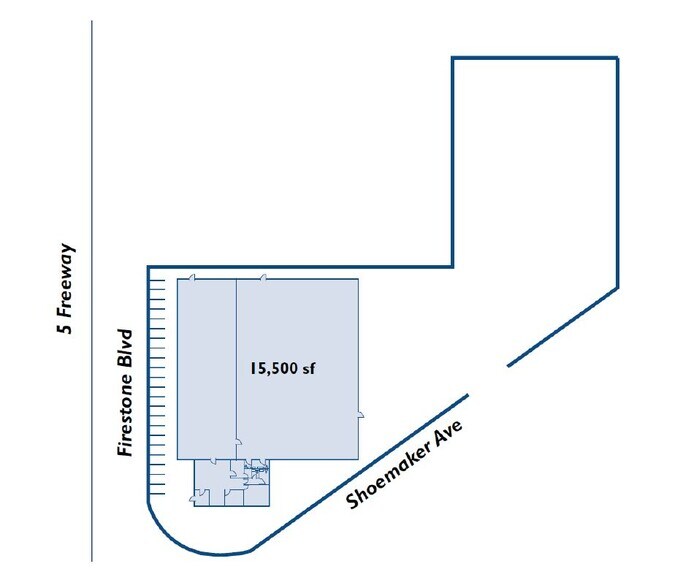 13000 Firestone Blvd, Santa Fe Springs, CA à louer - Plan d’étage – Image 2 sur 2