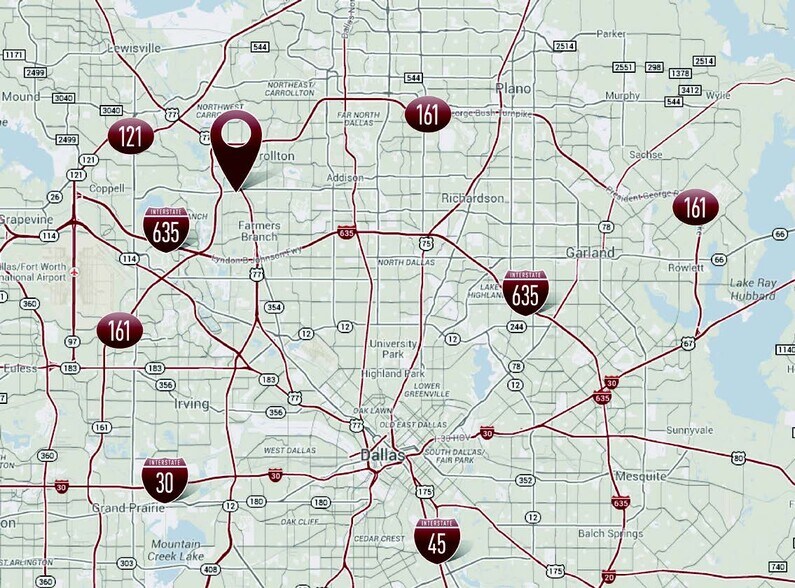 1445 W Belt Line Rd, Carrollton, TX à louer - Aérien – Image 2 sur 3