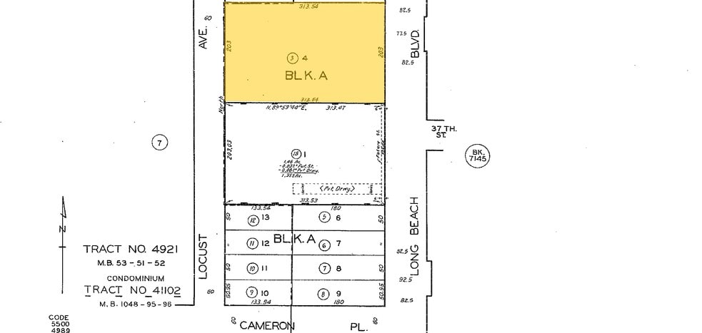 3711 Long Beach Blvd, Long Beach, CA à louer - Plan cadastral – Image 2 sur 21