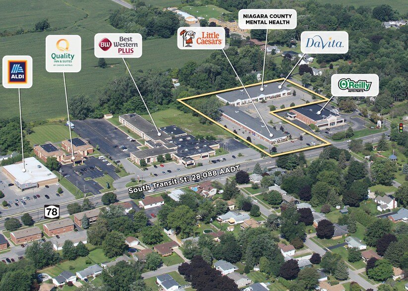 459-477 S Transit St, Lockport, NY à louer - Aérien – Image 2 sur 4