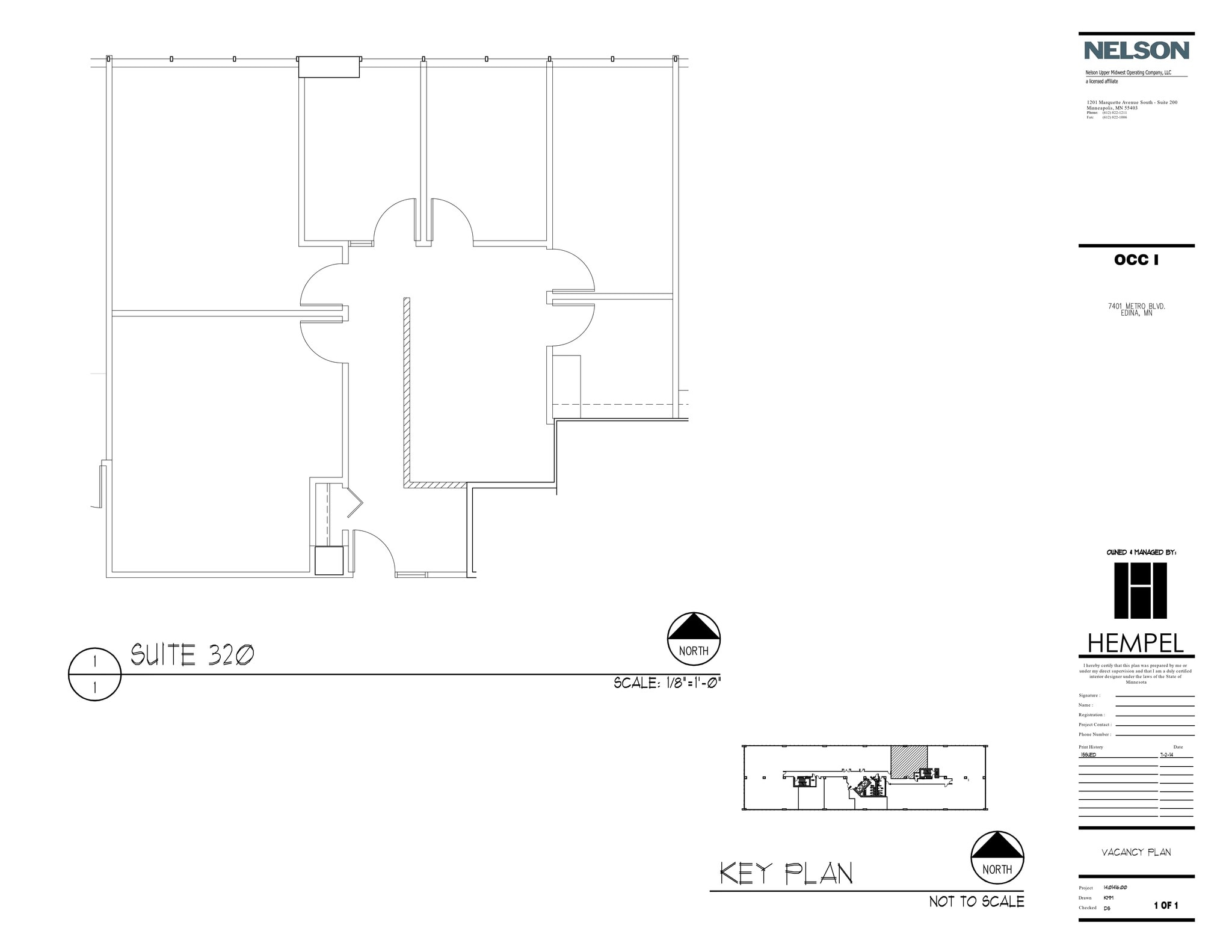 7401 Metro Blvd, Edina, MN à louer Plan de site– Image 1 sur 1