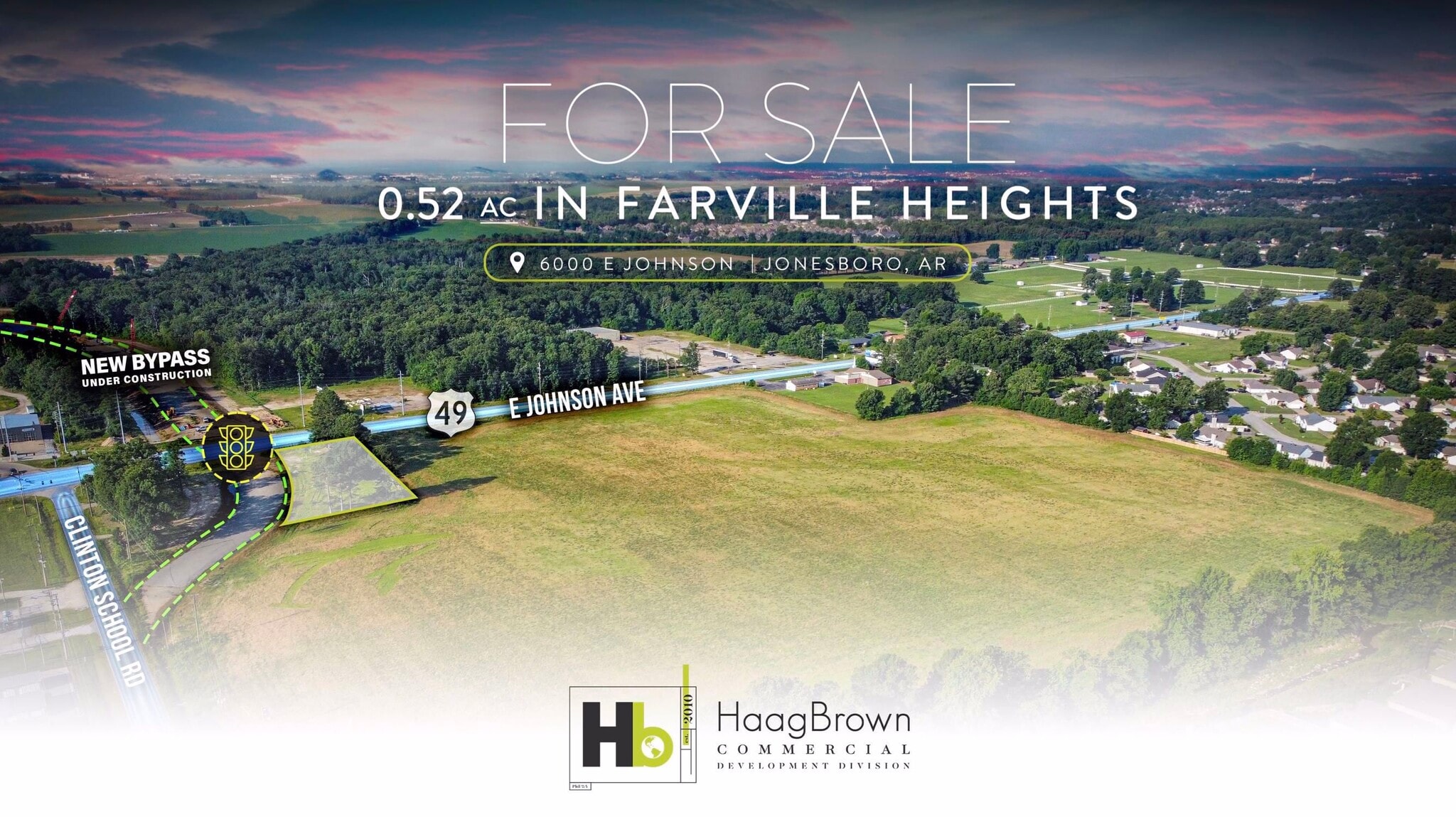 6000 E Johnson Ave, Jonesboro, AR à vendre Aérien– Image 1 sur 6