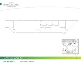 3800 Buffalo Speedway, Houston, TX à louer Plan d’étage– Image 2 sur 2