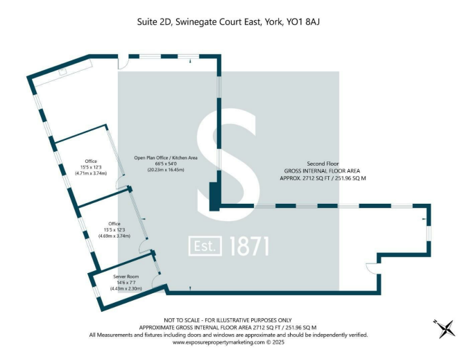 14 Swinegate Ct E, York à louer Plan d’étage– Image 1 sur 4