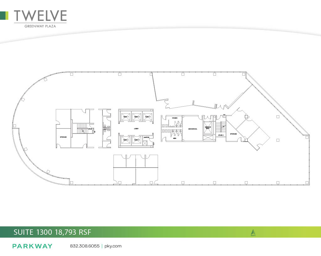 12 Greenway Plz, Houston, TX à louer Plan d’étage– Image 1 sur 1