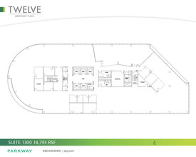 12 Greenway Plz, Houston, TX à louer Plan d’étage– Image 1 sur 1