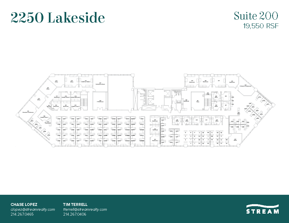 2250 Lakeside Blvd, Richardson, TX à louer Plan d’étage– Image 1 sur 1