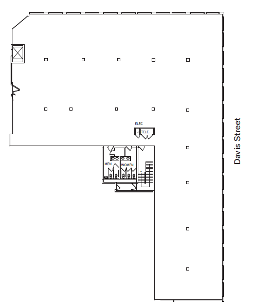 560 Davis St, San Francisco, CA à louer Plan d’étage– Image 1 sur 1